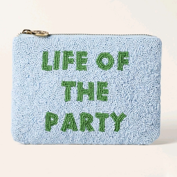kate spade Handbags - NWT kate spade new york x Target blue/green Life Of The Party Clutch